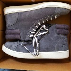 UGG hightop suede sneakers
